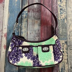 NWOT Antonio Melanie Single Strap Floral Handbag. SzOS